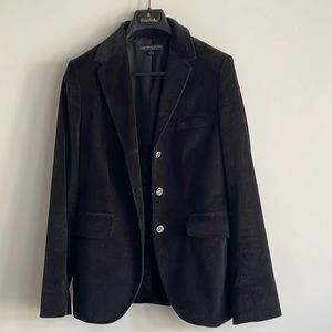 Brooks Brothers 346 Black Corduroy Blazer.